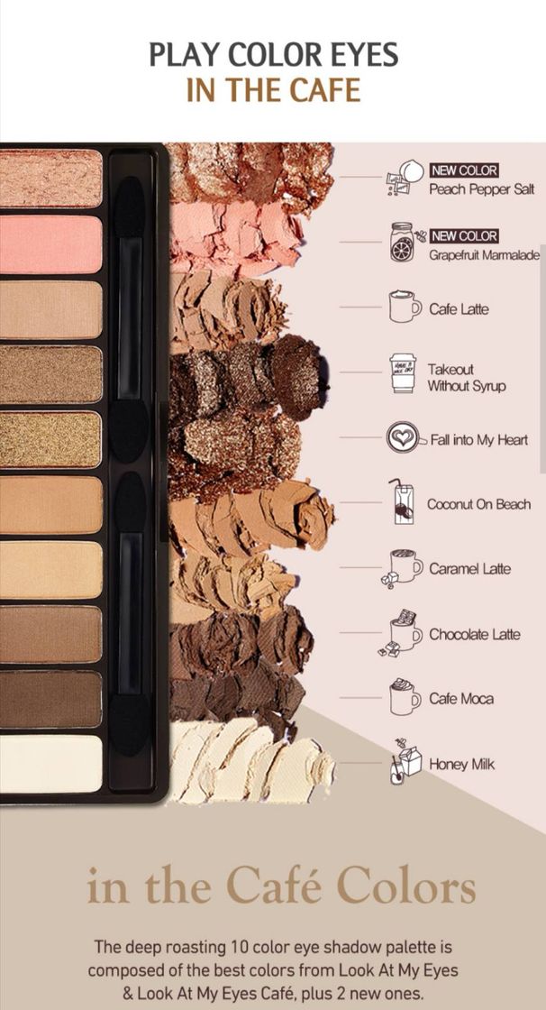 Moda #InTheCafe palette - Etude House 