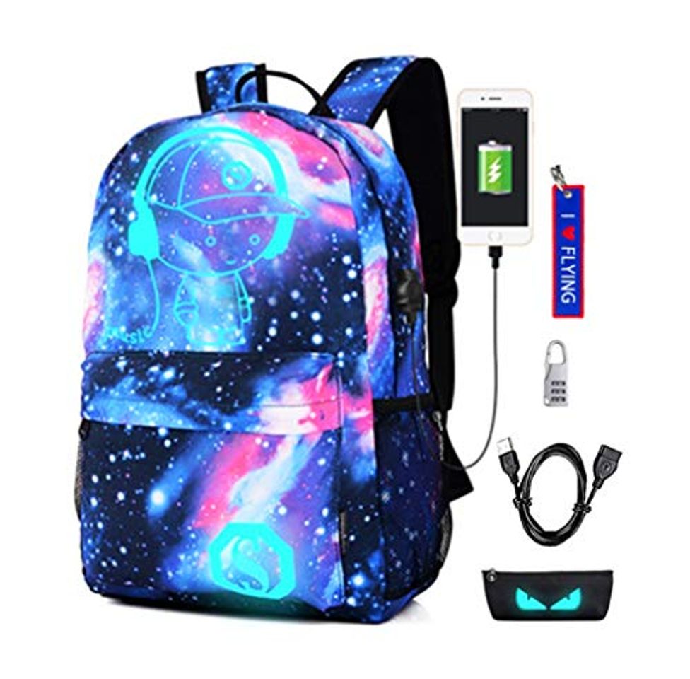 Producto Mochila Luminosa Mochilas con Puerto de Carga USB Mochila para Estudiantes Cool