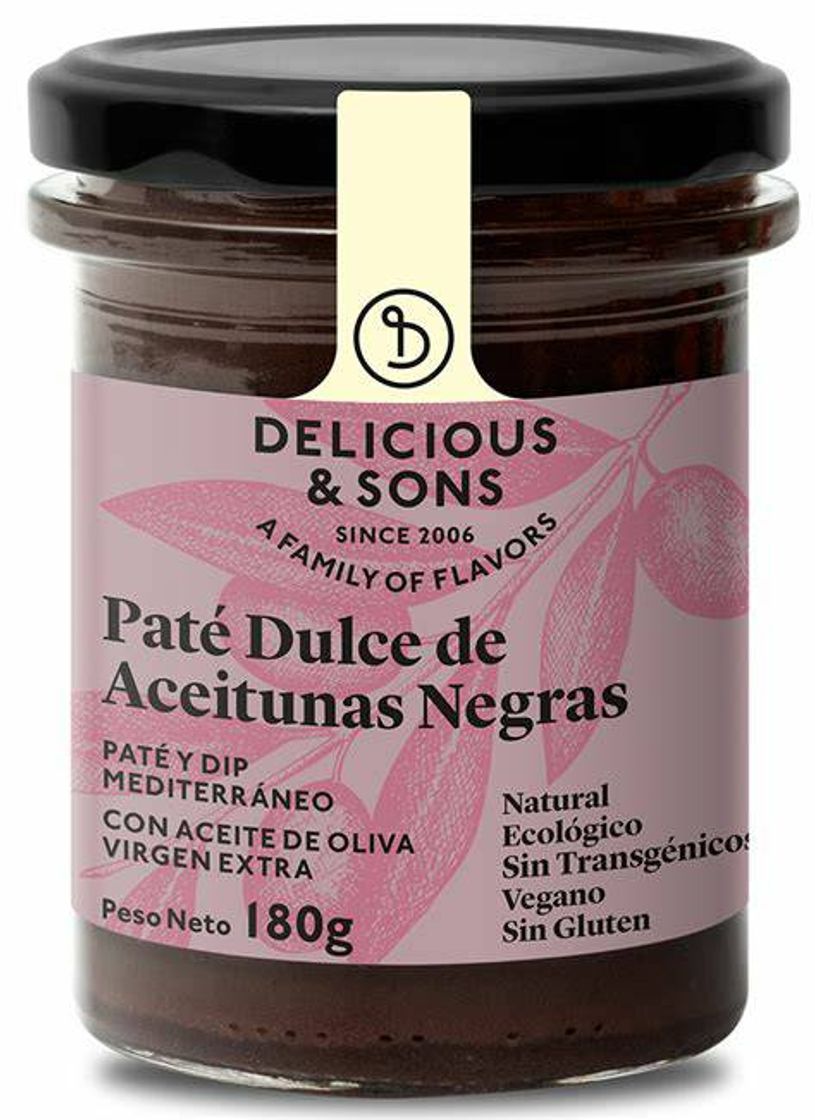 Producto Paté Dulce de Aceitunas Negras Ecológico