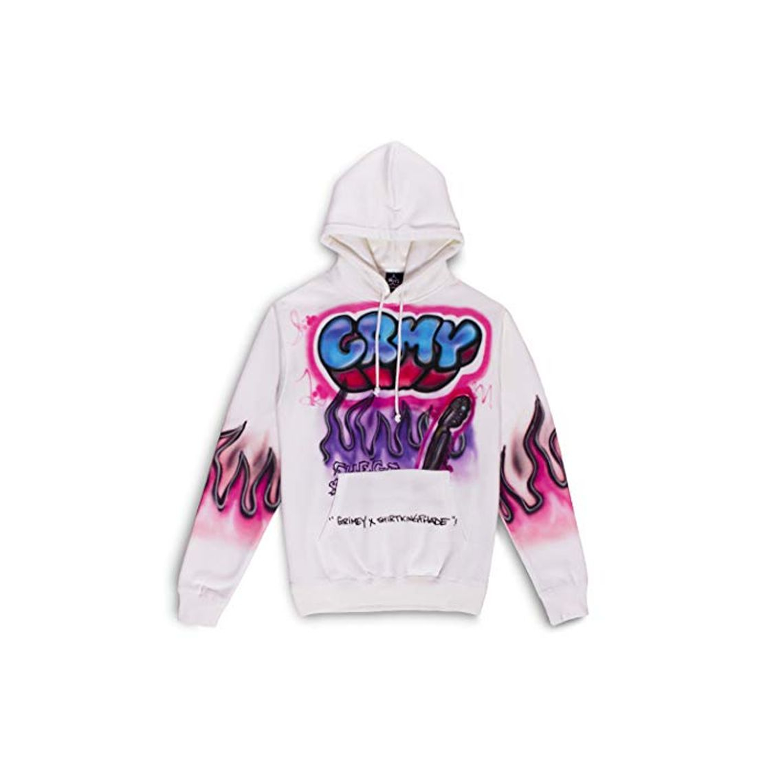 Social GRIMEY Sudadera X ShirtKingPhade Hoodie SS20 White