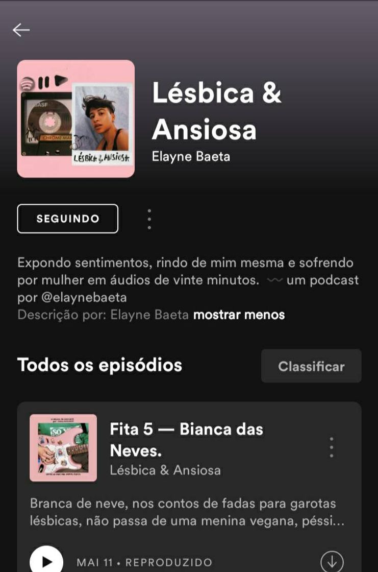 Fashion Lésbica e Ansiosa Podcast