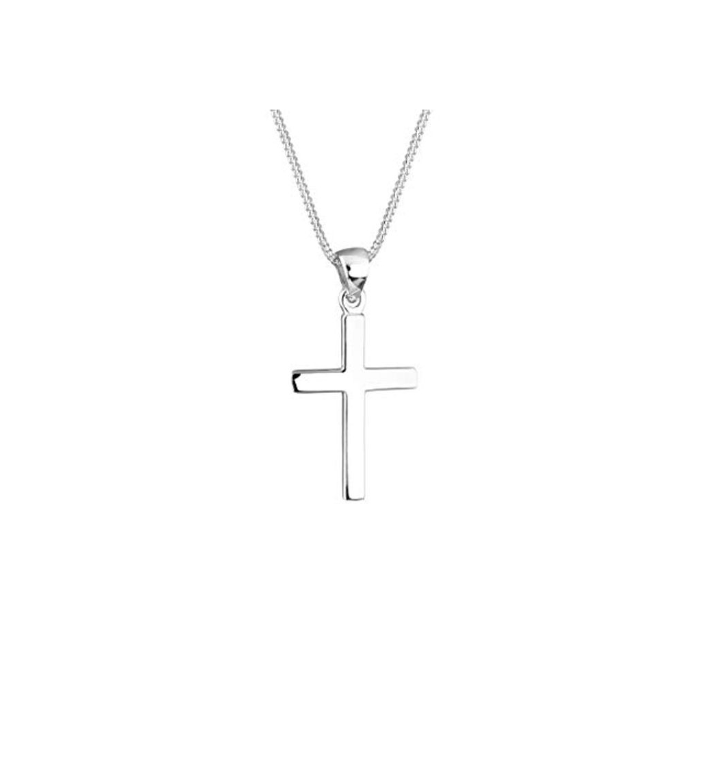 Social Elli Collares Básico Colgante cruz religioso en plata de ley 925