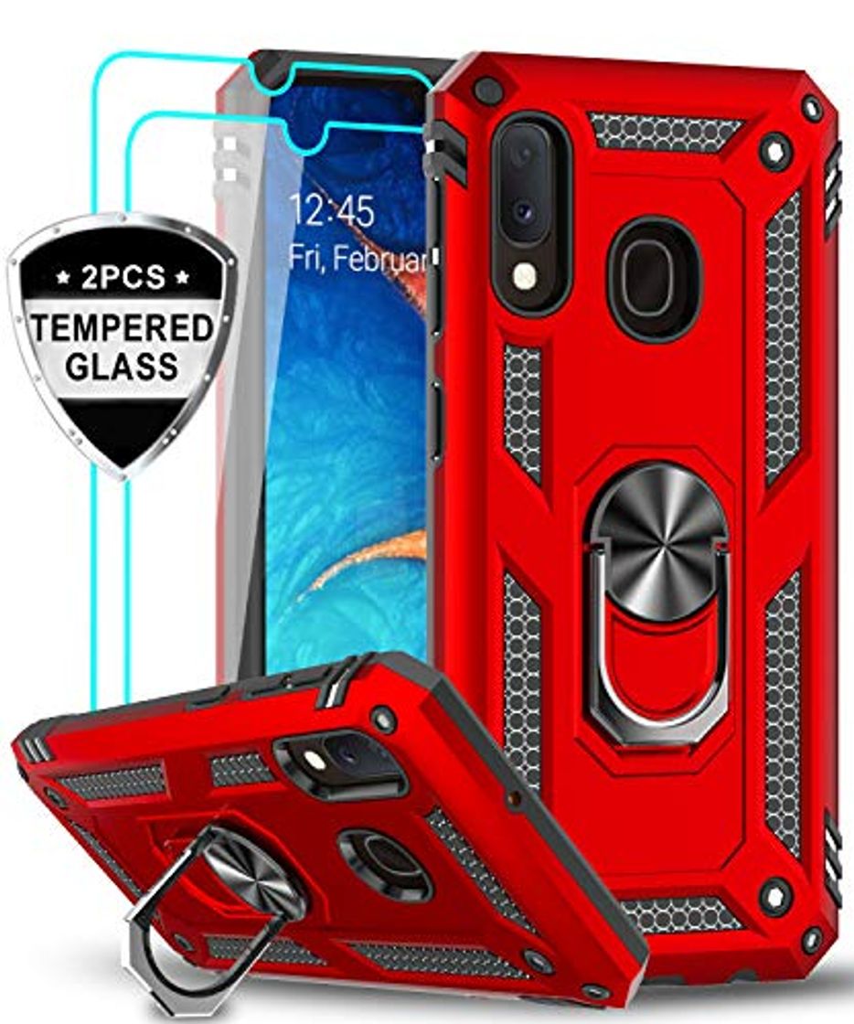 Social LeYi Funda Samsung Galaxy A20e con [2-Unidades] Cristal Vidrio Templado