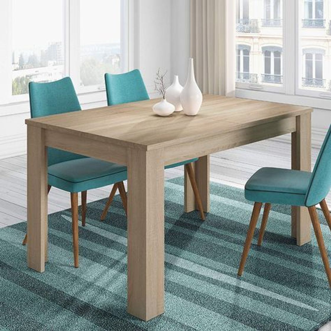 Social Habitdesign 0F4586A - Mesa de Comedor Extensible, Mesa salón o Cocina, Acabado