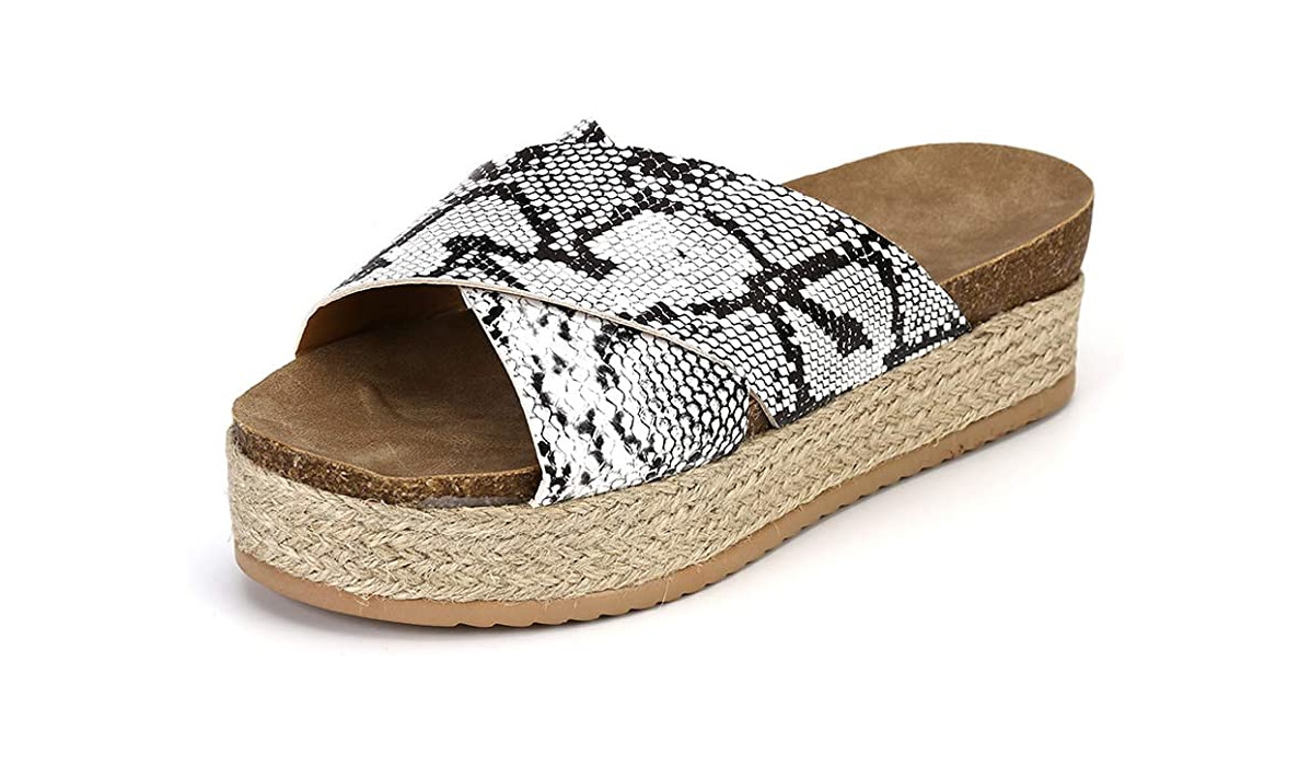 Producto Mujer Sandalias Plataforma Chanclas Verano Ante Sandalias de Vestir Tacon 6CM Planas