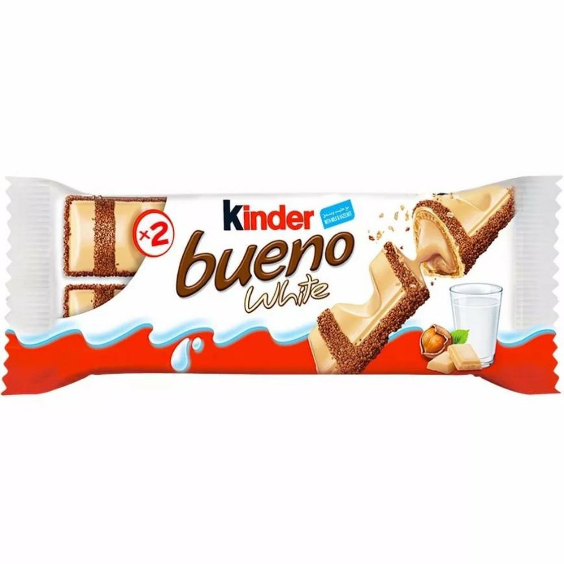 Social KINDER BUENO BLANCO 2 BARRITAS 43 GR