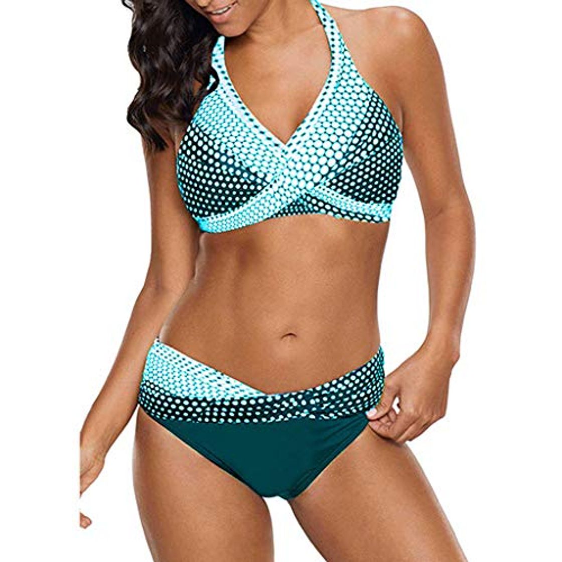 Product Bikinis Mujer 2019 Push up Sexy de Lunares de Playa Conjunto de