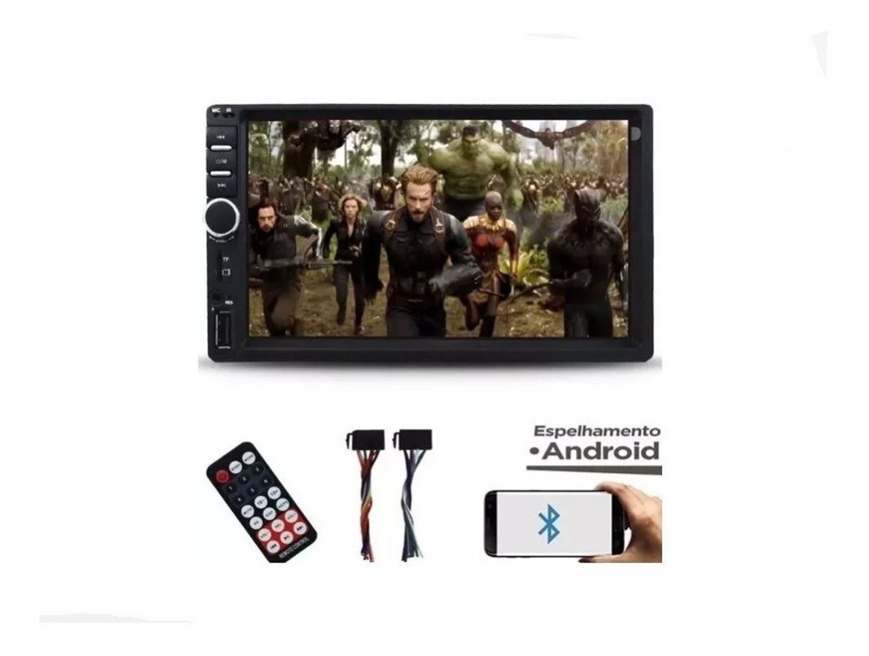 Moda Central Multimídia Mp5 Espelhamento Bluetooth 2din Universal