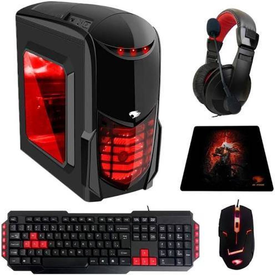 Moda Computador Gamer G-FIRE EVF-K AMD A6 7400K 3.5/3.9 GHz,4 GB,