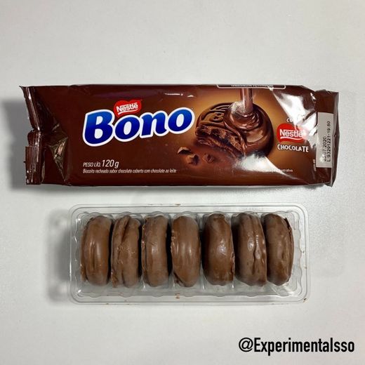 Biscoito Recheado Coberto Chocolate Bono 120g



