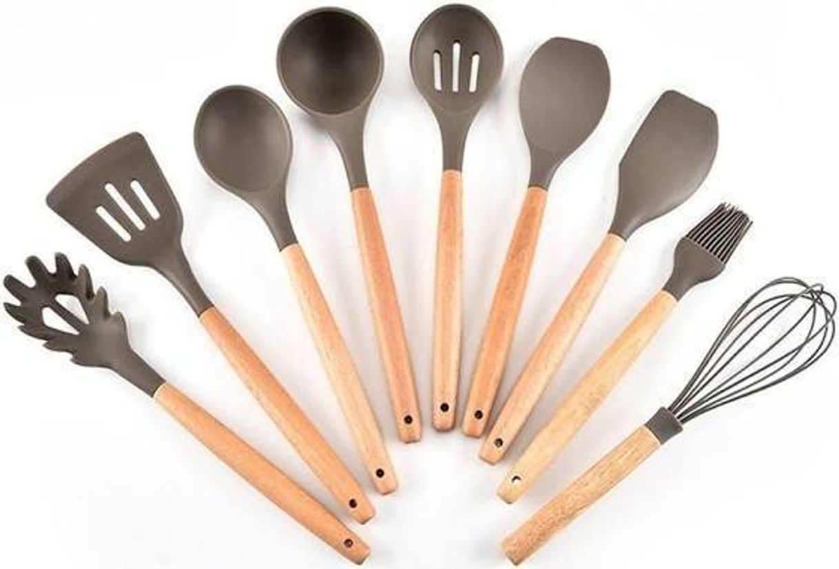 Moda Utensílios De Cozinha Madeira Colher Utensílios De Cozinha