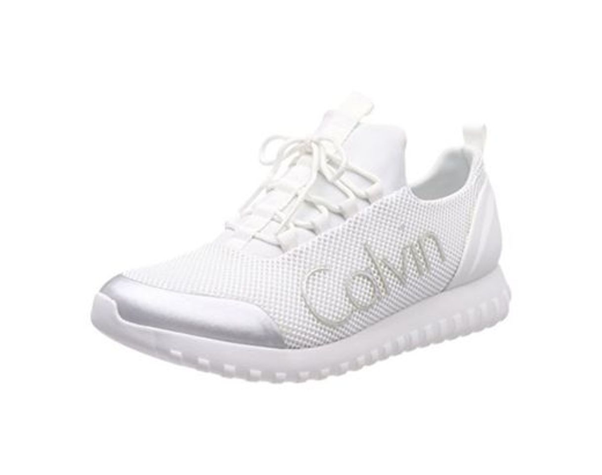 Fashion Calvin Klein Jeans Ron Mesh/Brushed Metal, Zapatillas para Hombre, Plateado