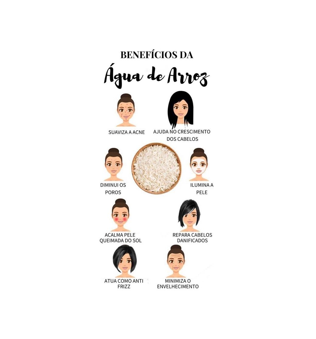 Products benefícios da água de arroz