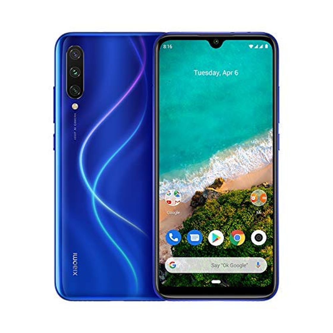 Social Xiaomi Mi A3 Smartphone, 4GB RAM 64GB ROM Mobilephone, Pantalla AMOLED de