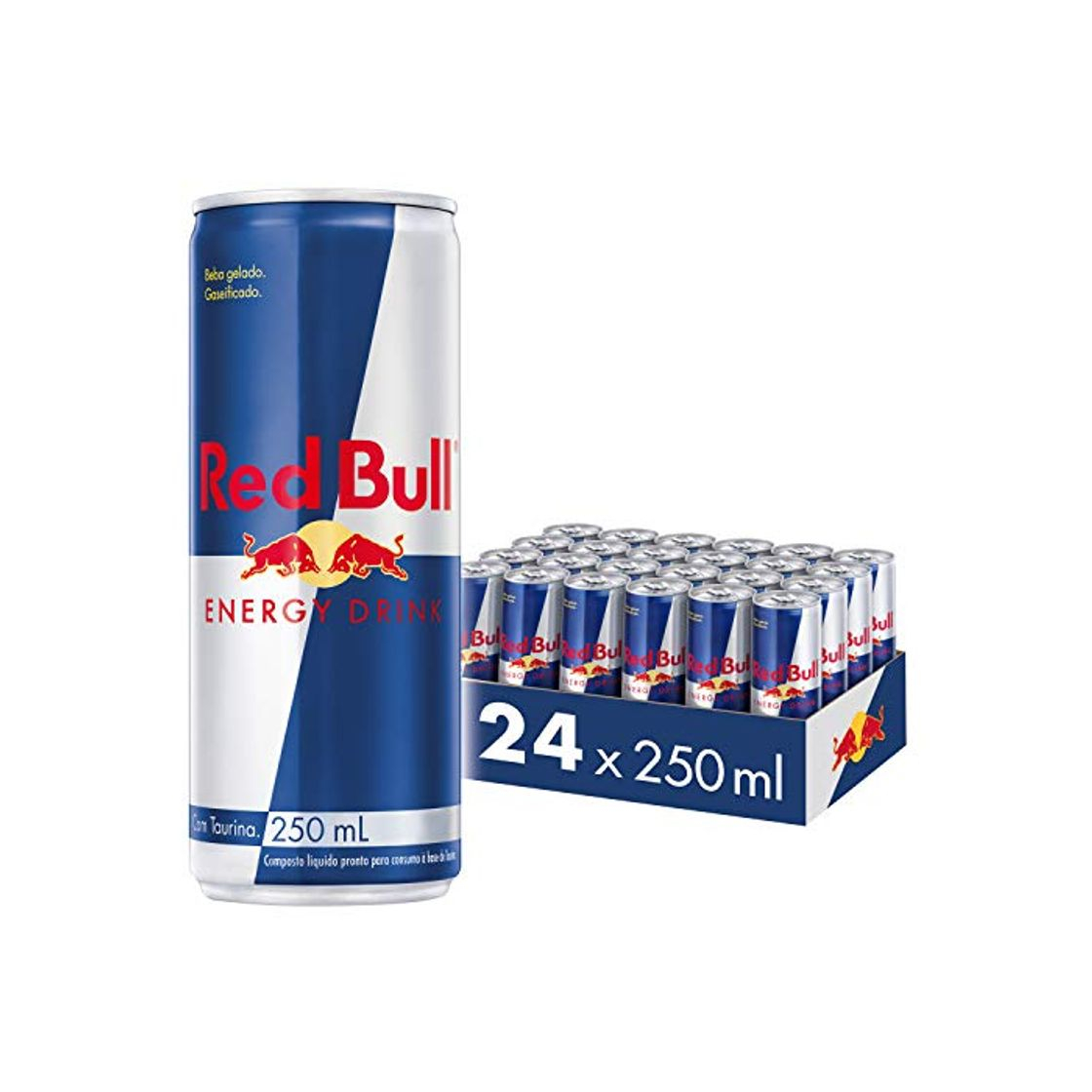Social Red Bull Regular, Bebida energética - 24 de 250 ml.