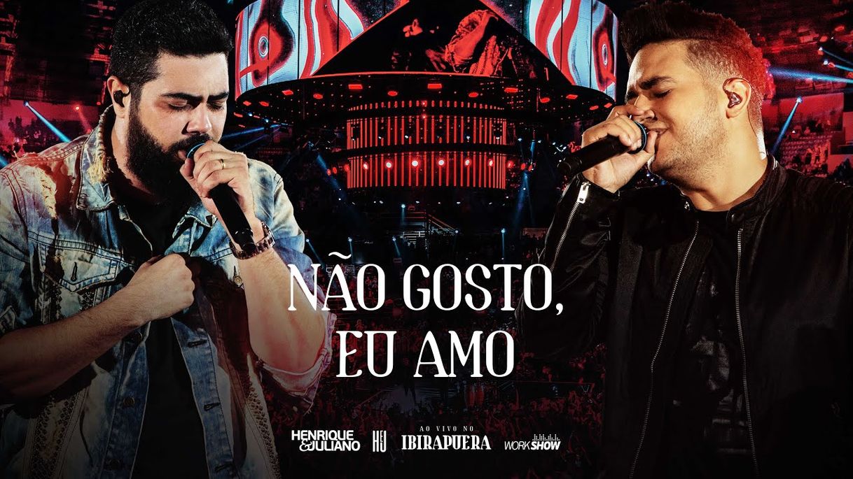 Music Não Gosto Eu Amo - Ao Vivo