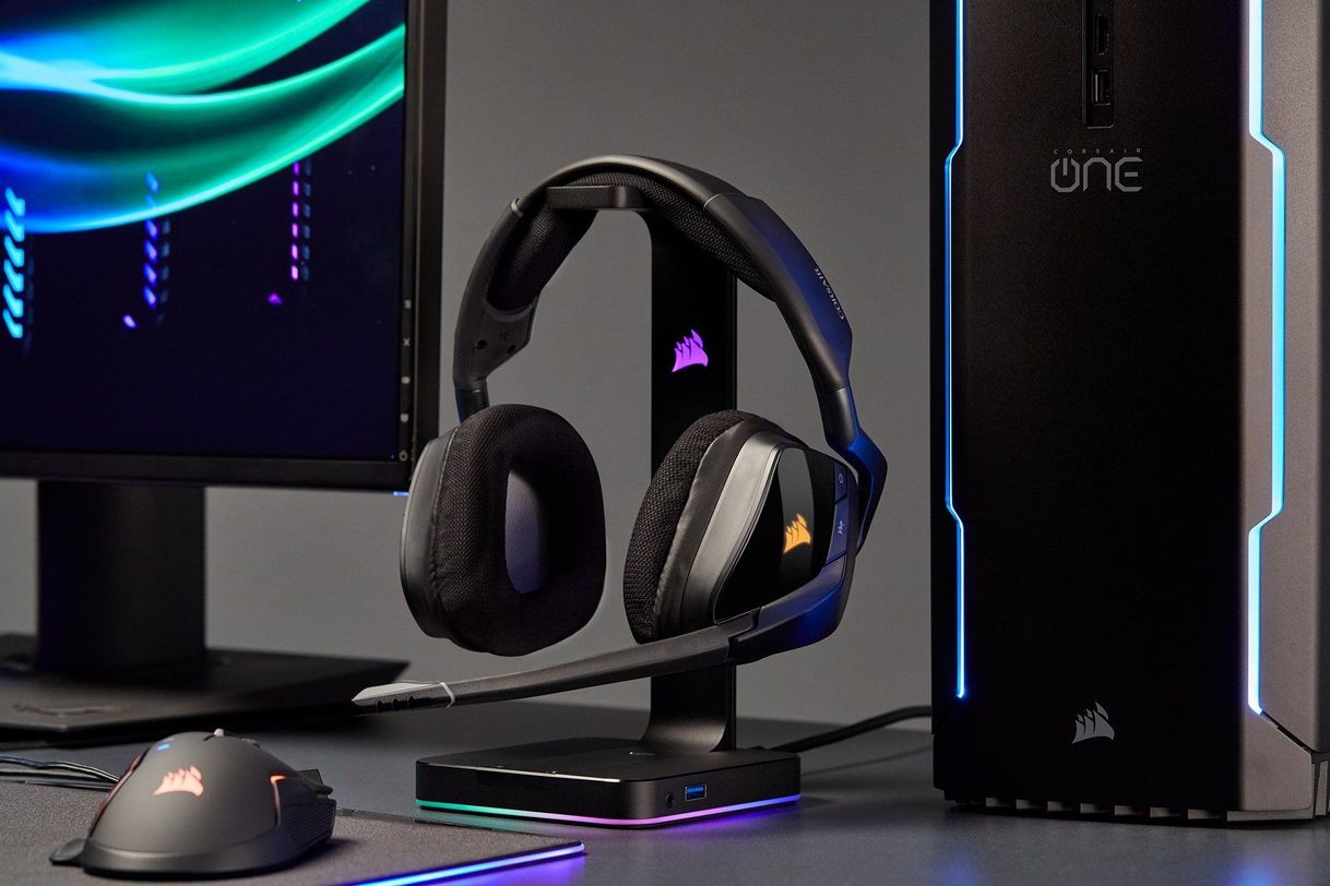 Fashion Corsair Headset Gaming VOID Pro RGB Wireless Premium 7.1