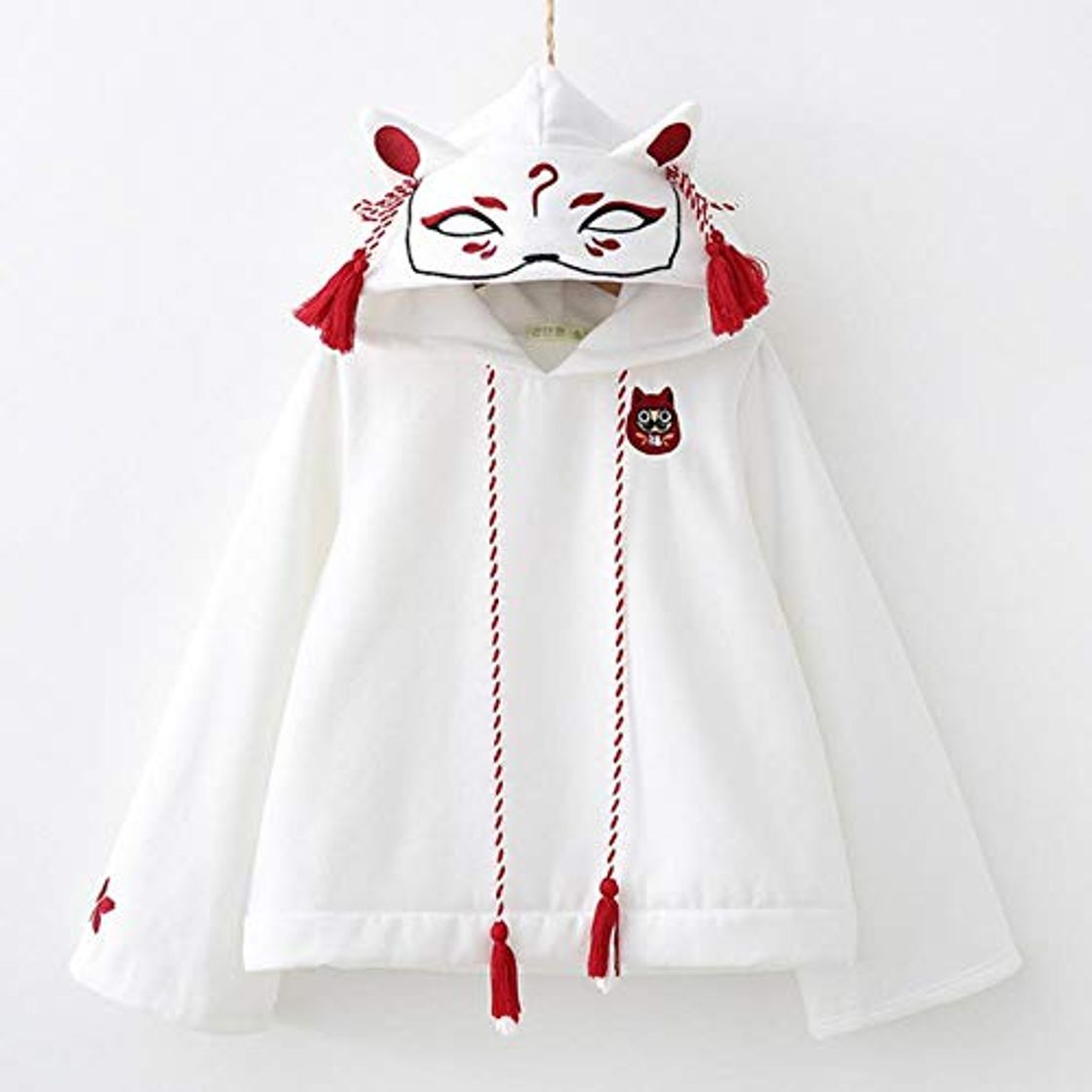 Productos MU-PPX Cute Street Women Hoodies Harajuku Fox Ear Sudadera con Capucha Sakura