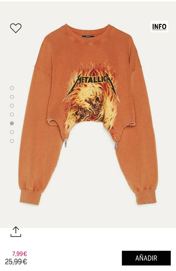 Fashion Sudadera Metallica 