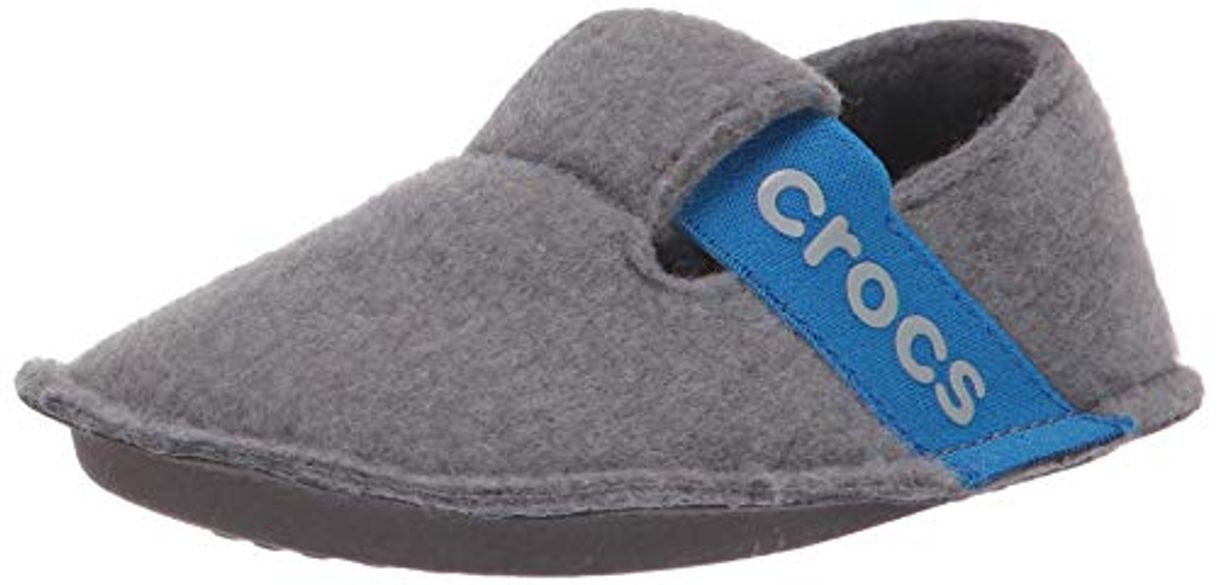 Fashion Crocs Classic Slipper Kids, Zapatillas Altas Unisex Niños, Gris