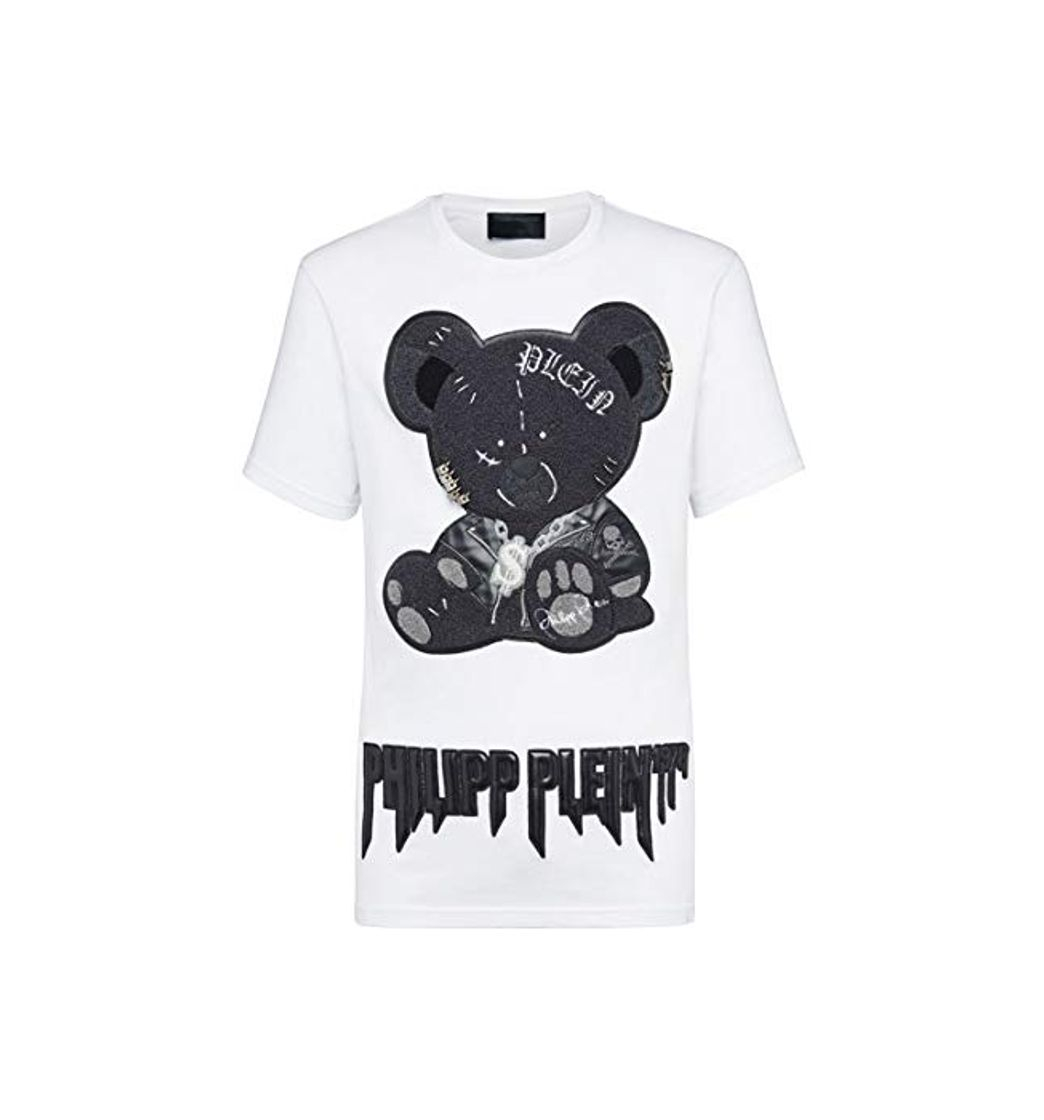 Social Philipp Plein - Camiseta - Redondo - Manga Corta - para Hombre