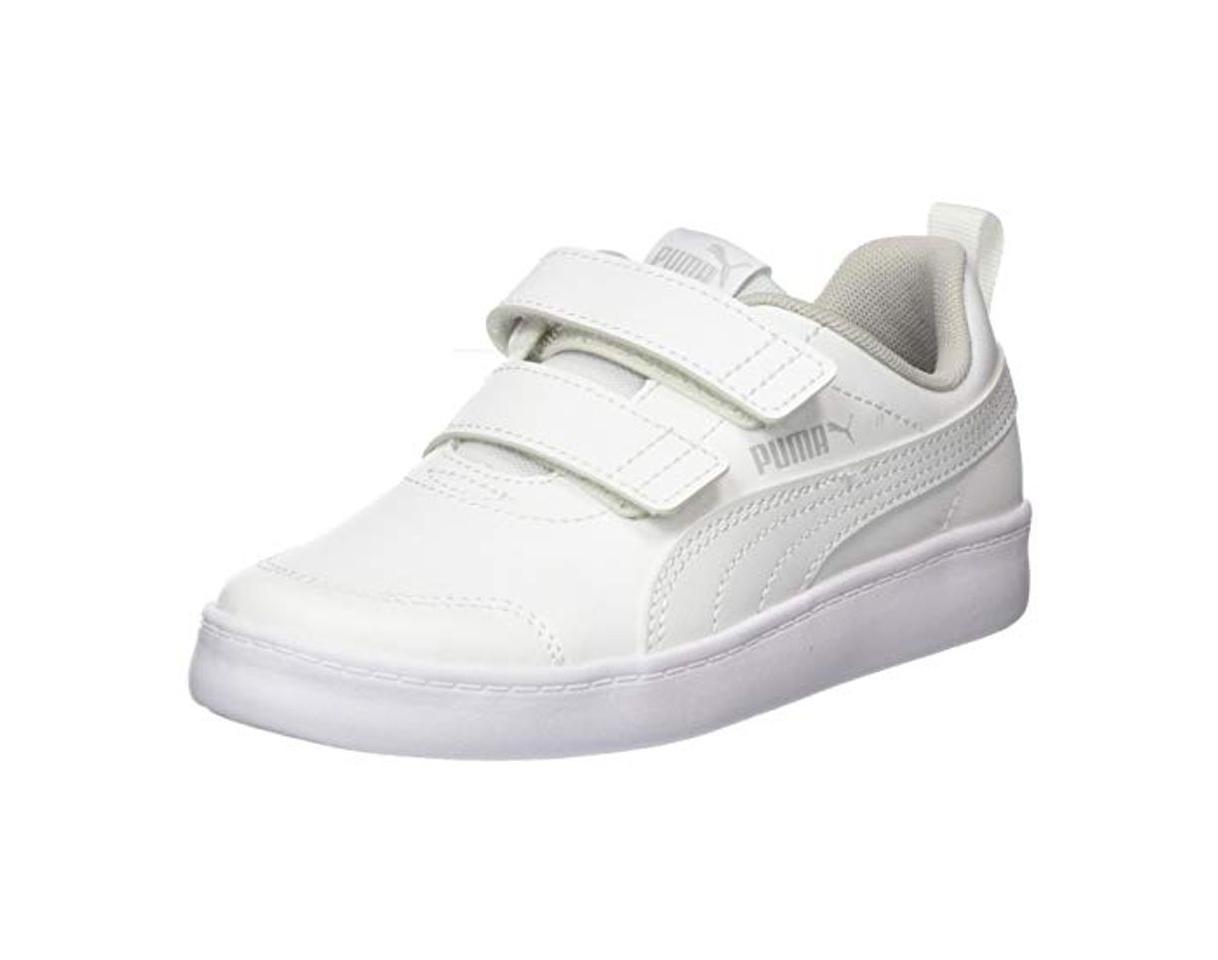 Social PUMA COURTFLEX V2 V PS, Zapatillas Unisex niños, Blanco White