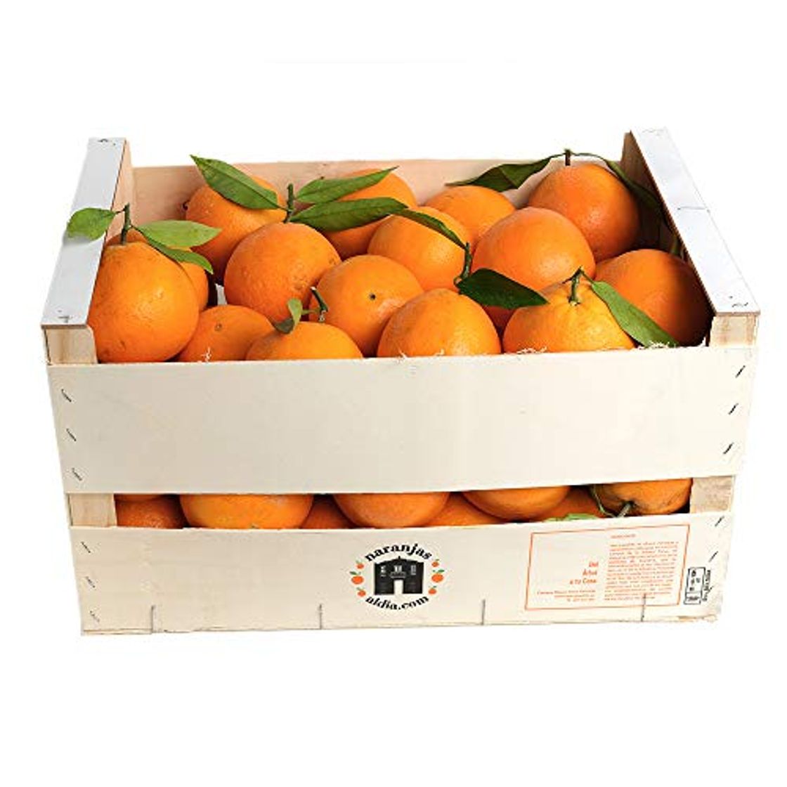 Lugar Caja de 15 kg de Naranjas para zumo naturales y frescas recolectadas