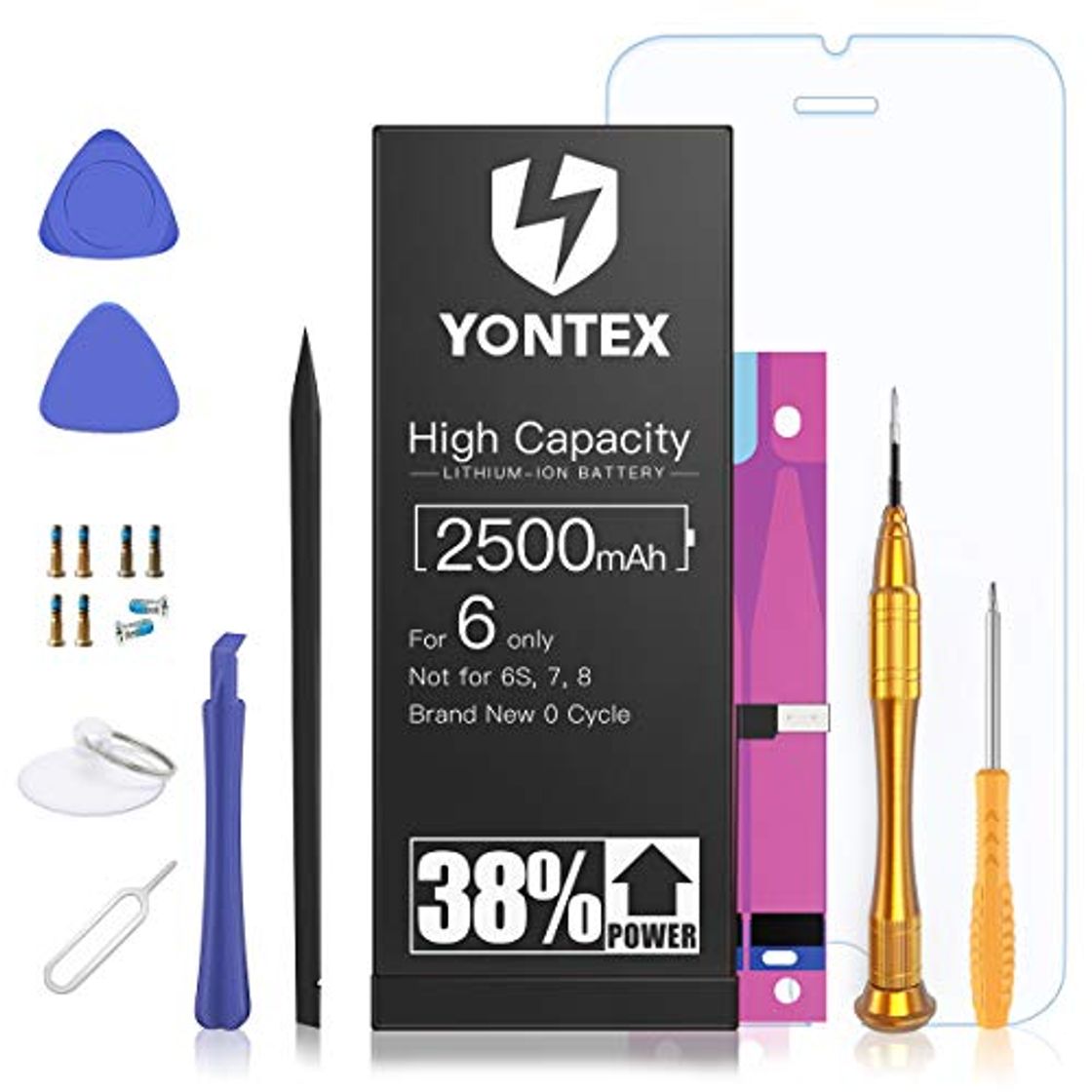 Products YONTEX 2500mAh Batería iPhone 6 de Alta Capacidad