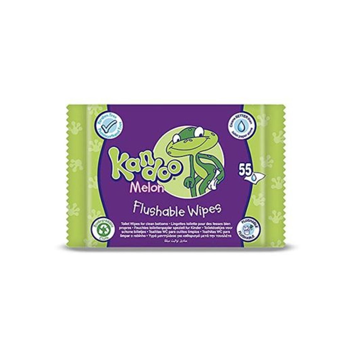 Productos KANDOO Pack de 55 Lingettes Melon Nouvelle Formule