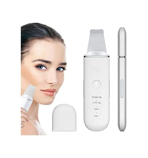 Ultrasonic Ion Skin Scrubber Facial Care Ultrasonic Scrubber Cleaner Blackhead Removal Face Peeling Extractor Skin Beauty Device