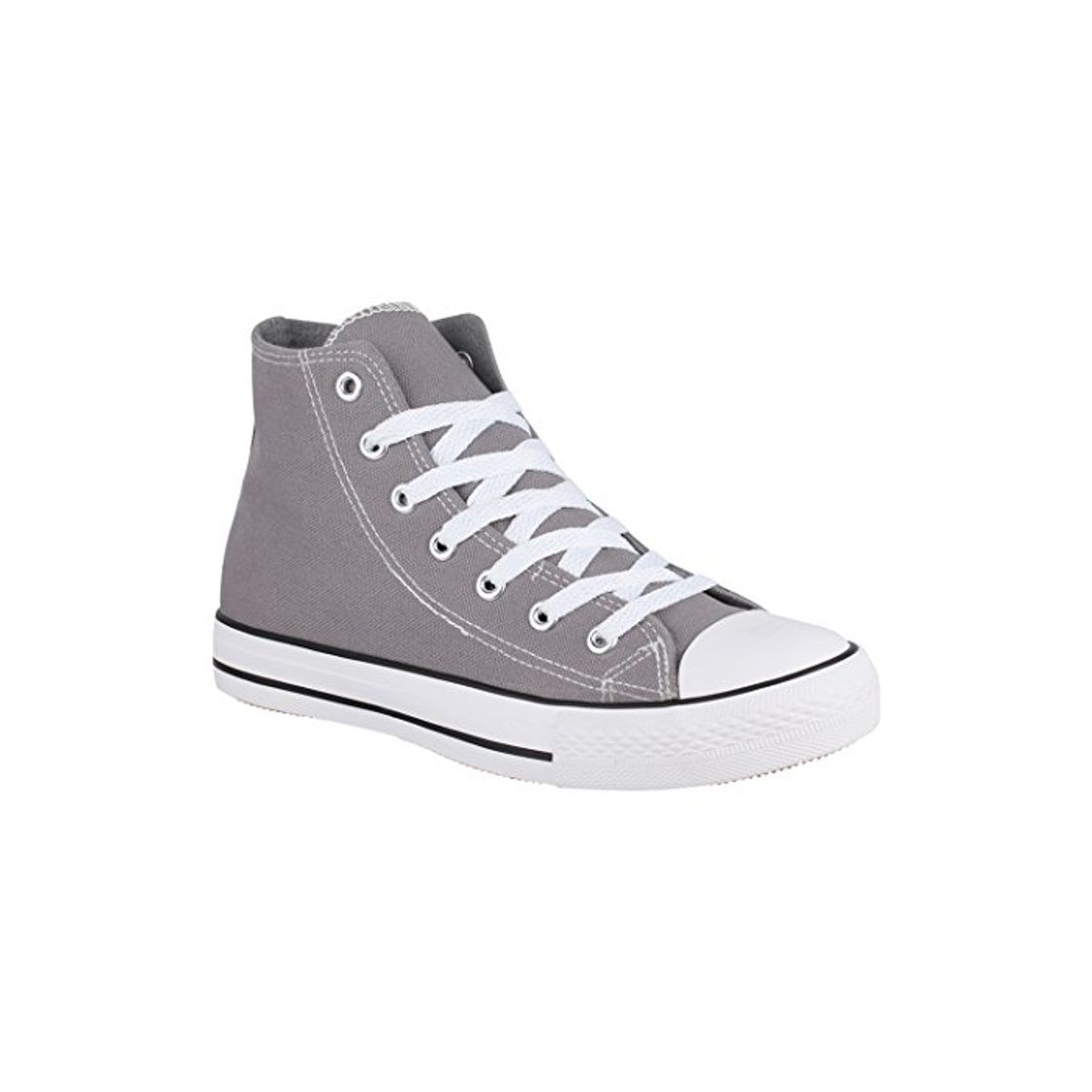 Productos Elara Zapatilla Unisex Zapatos Deportivos Cómodos Mujer y Hombre Textil High Top