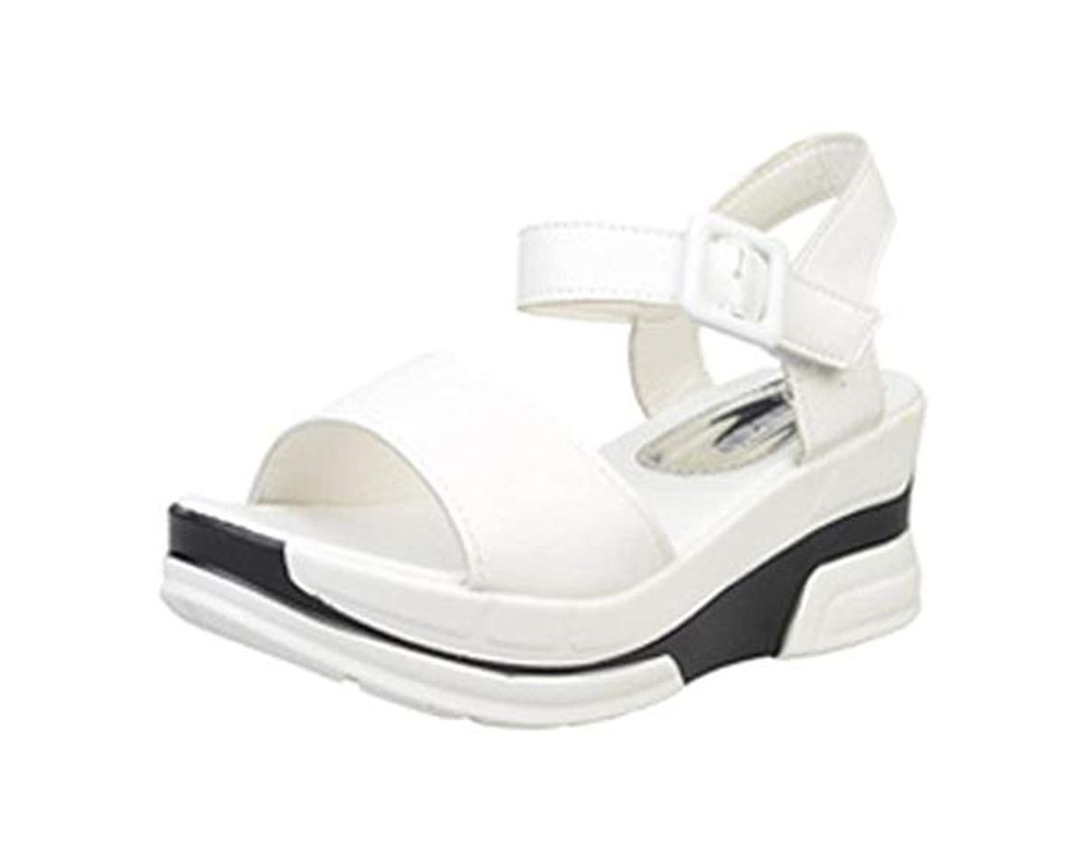 Product ZARLLE Sandalias Boca De Pescado CuñA Mujer Plataforma De Verano Zapatos Bajos