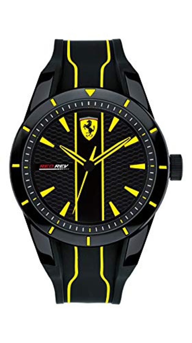 Product Scuderia Ferrari Reloj Analógico para Hombre de Cuarzo con Correa en Silicona 830482