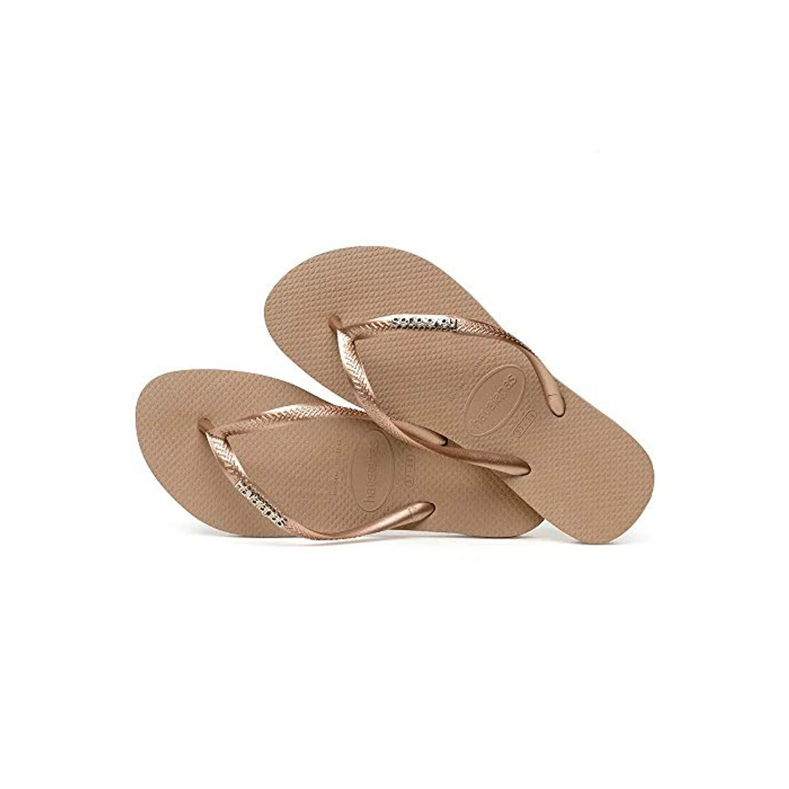 Product Havaianas Slim Logo Metallic, Chanclas para Mujer, Dorado