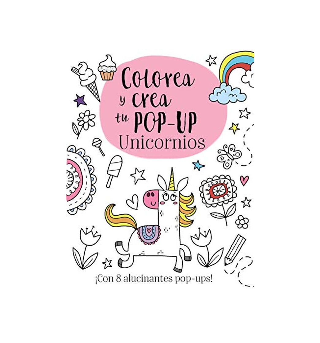 Producto Colorea y crea tu pop-up. Unicornios