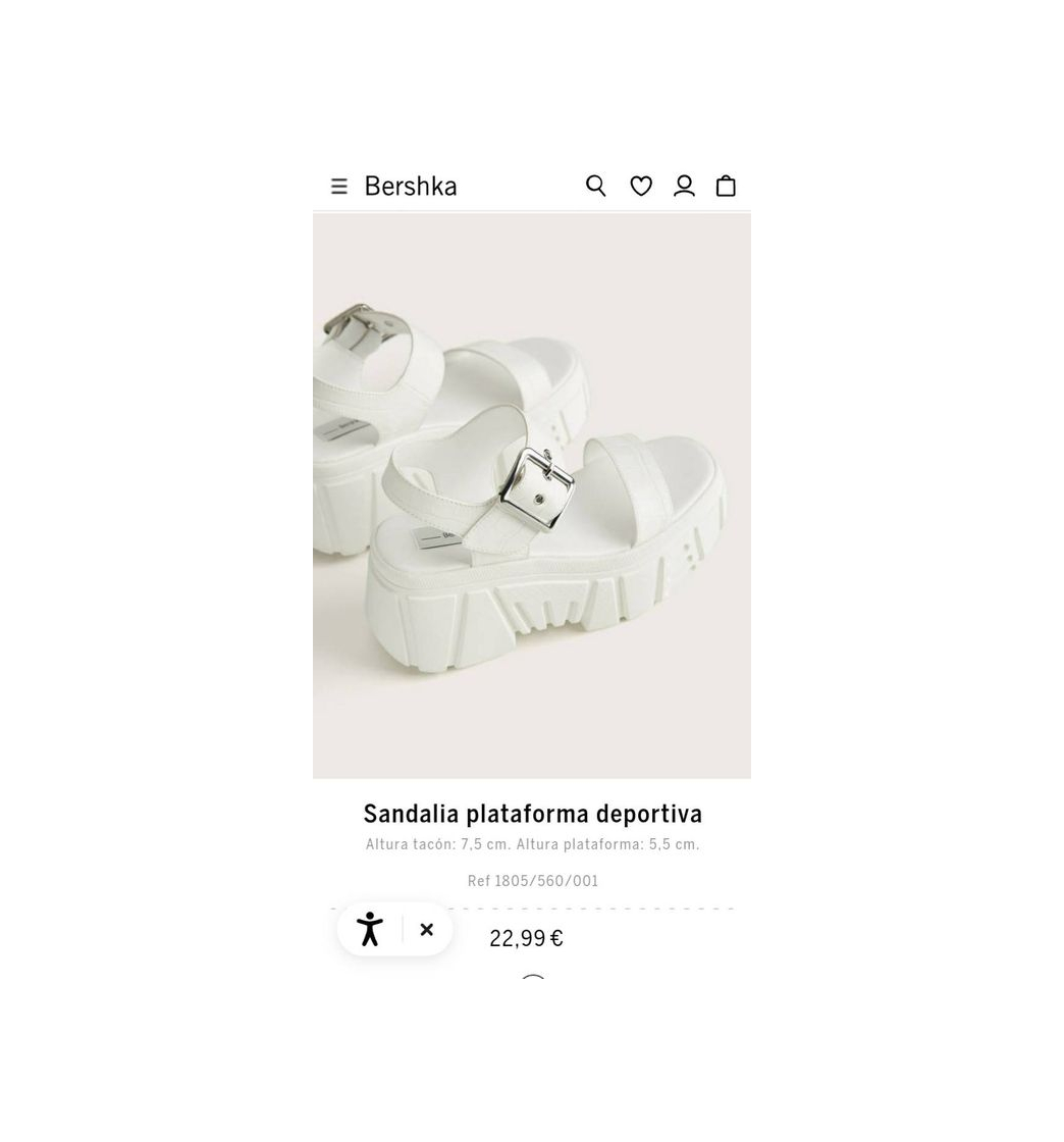 Product Sandalias bershka 