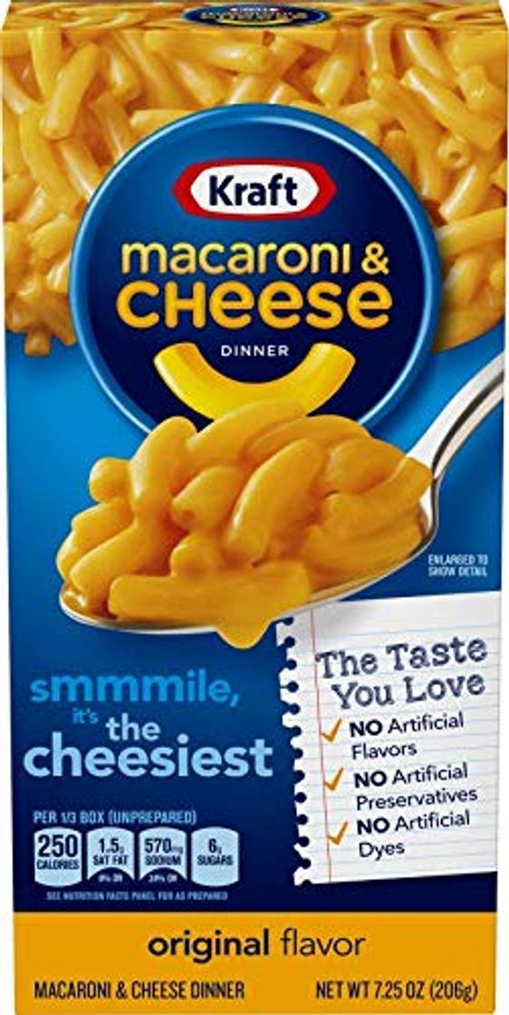 Product kraft Macarrones con queso 206g Clásico