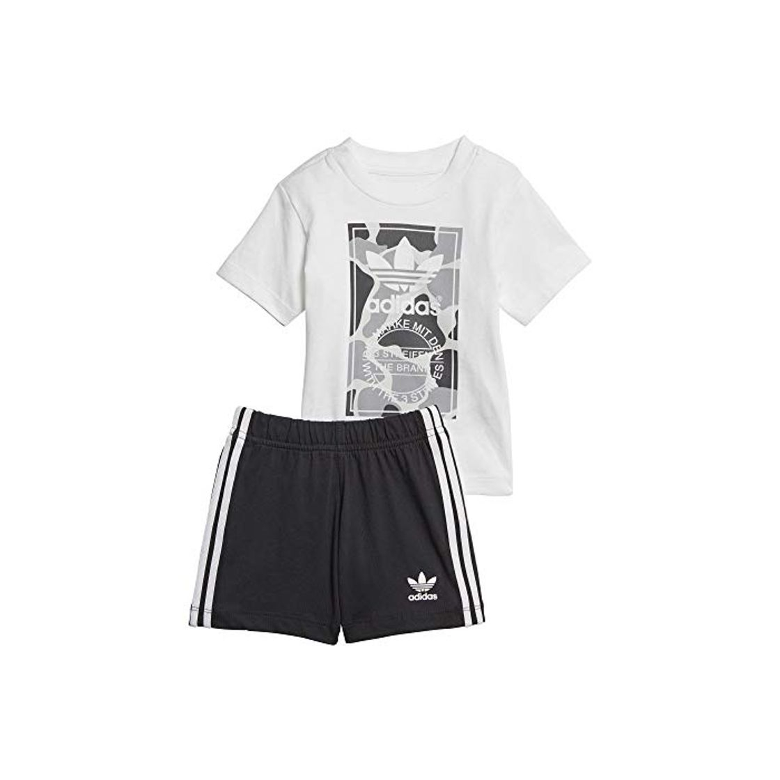 Productos adidas I C TRF STSET - Conjunto Deportivo, Bebé, Blanco