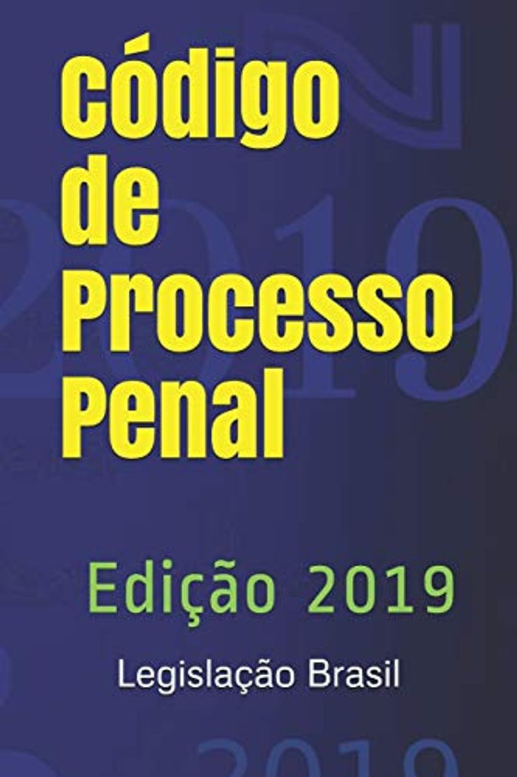 Libro Código de Processo Penal: Edição 2019