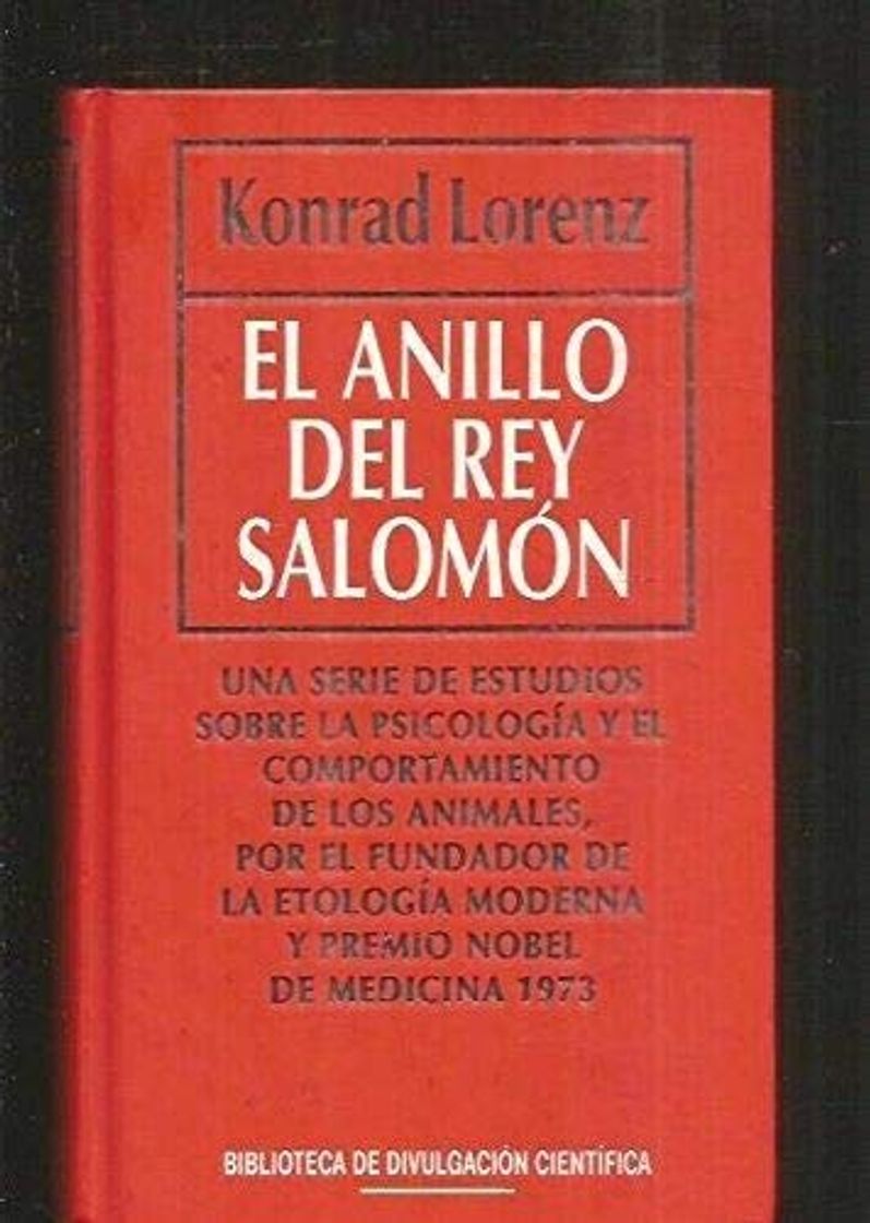 Libro El anillo del rey salomon