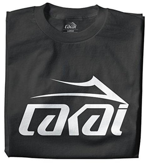 Lakai Basic Logo - Camiseta de Manga Corta, Color Negro Negro Negro