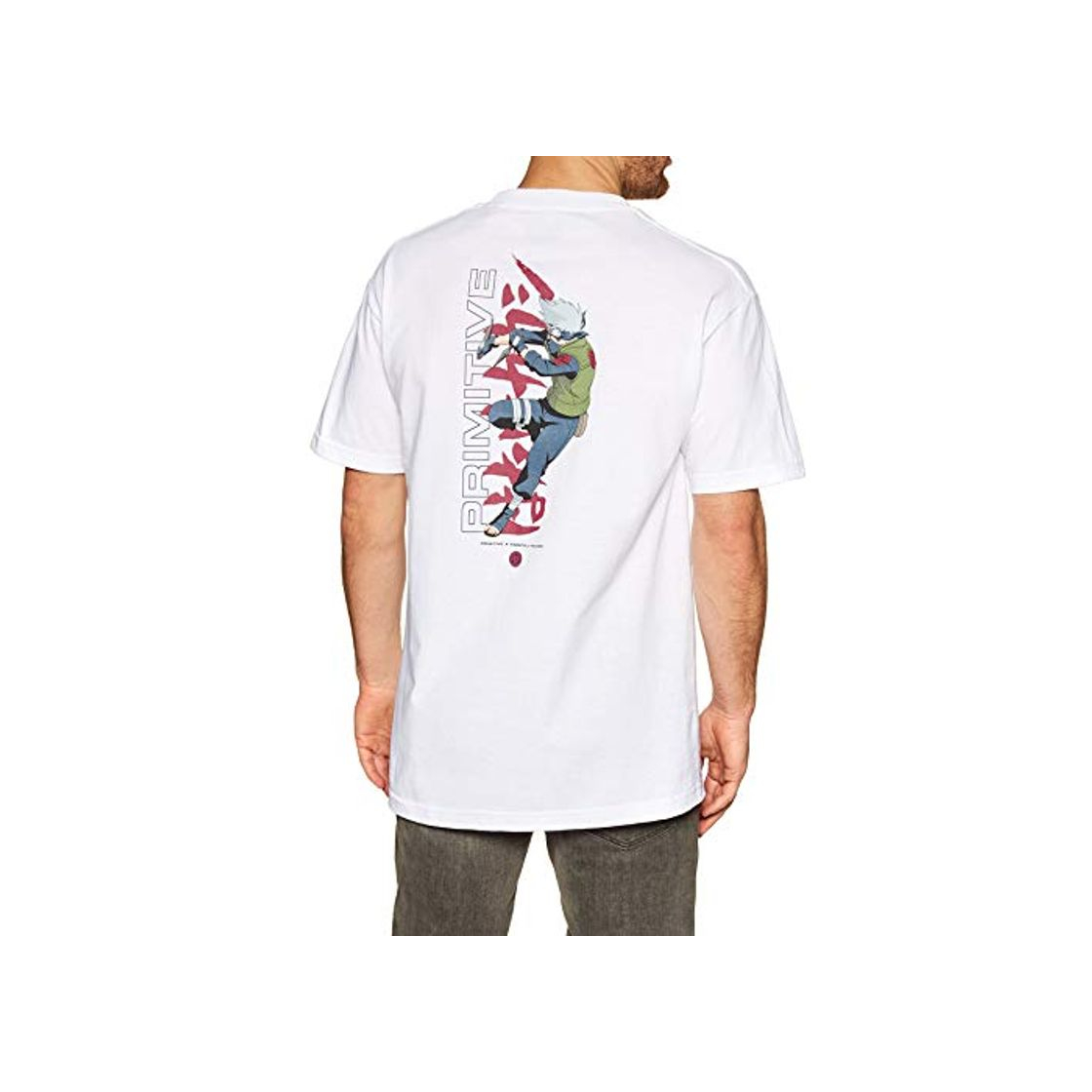 Social Primitive x Naruto Strike Camiseta de manga corta para hombre