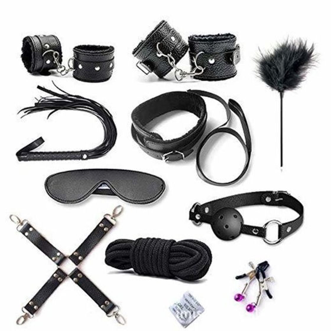 Lugar Set de accesorios de ropa de cuero 10 PCS para cosplay