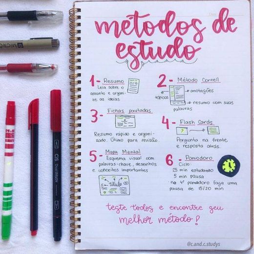 Dicas de estudos!😊💜