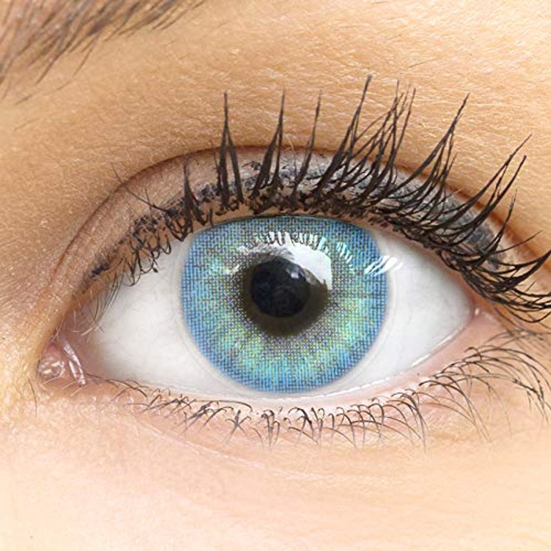 Social GLAMLENS lentillas de colores azules Jasmine Blue