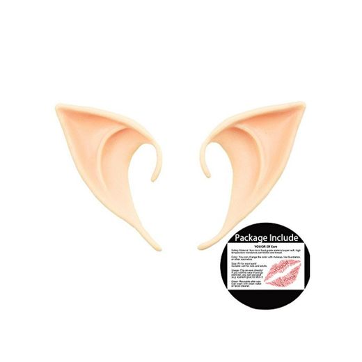 YOUOR Orejas De Elfo Cosplay Elf Ear Hada Anime Disfraz Props Accesorios