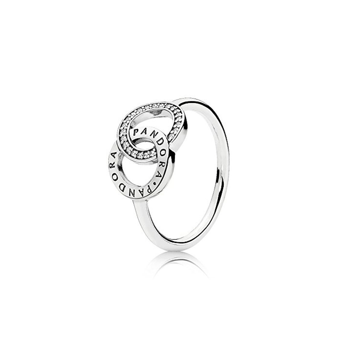 Social Pandora Anillo de sello Mujer plata