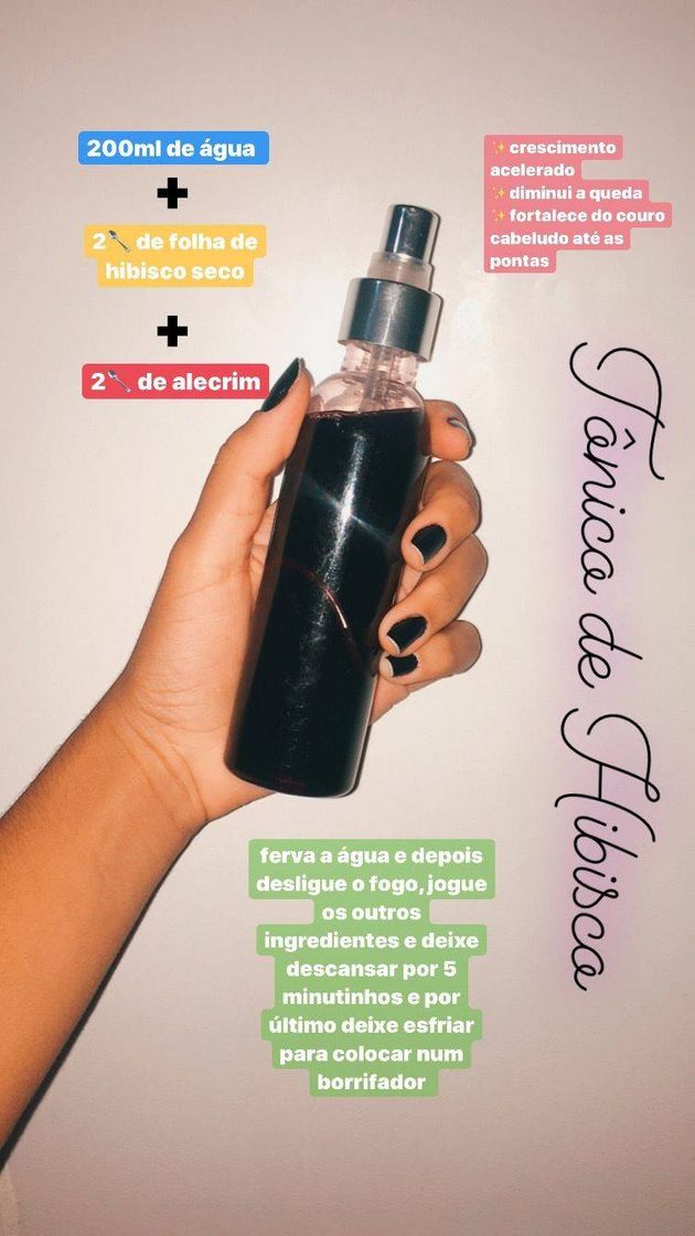 Social *Tônico de Hibisco*