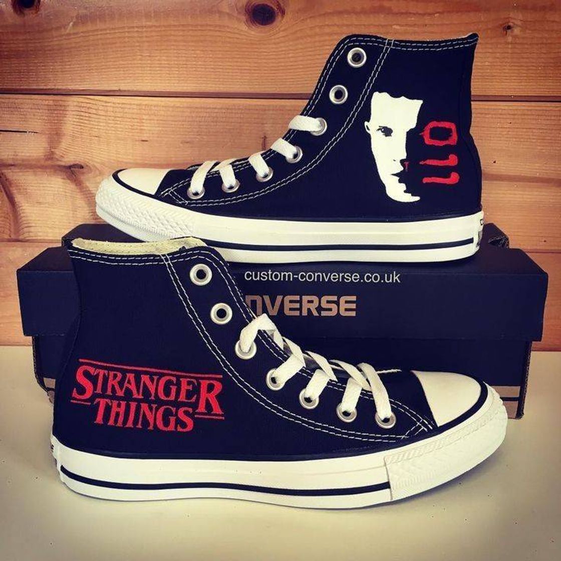 Social Custom Converse Stranger Things 
