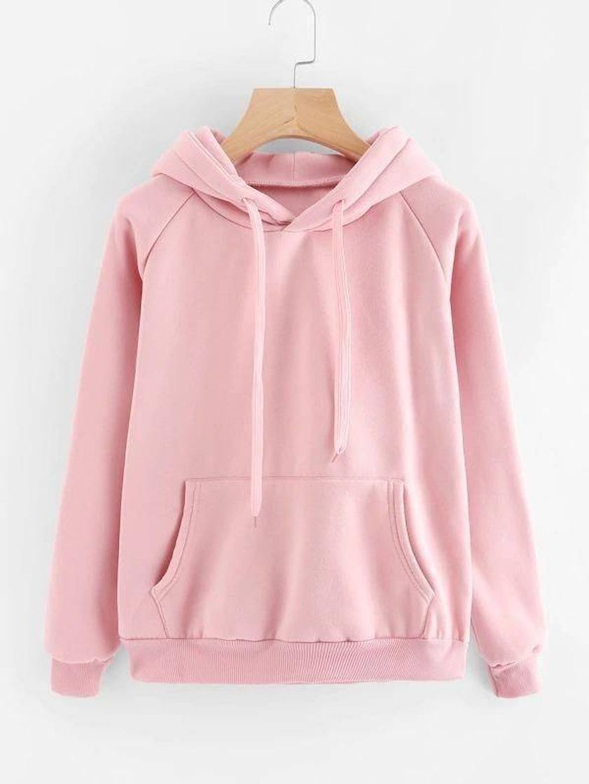 Social Women Kangaroo Pocket Drawstring Hoddie